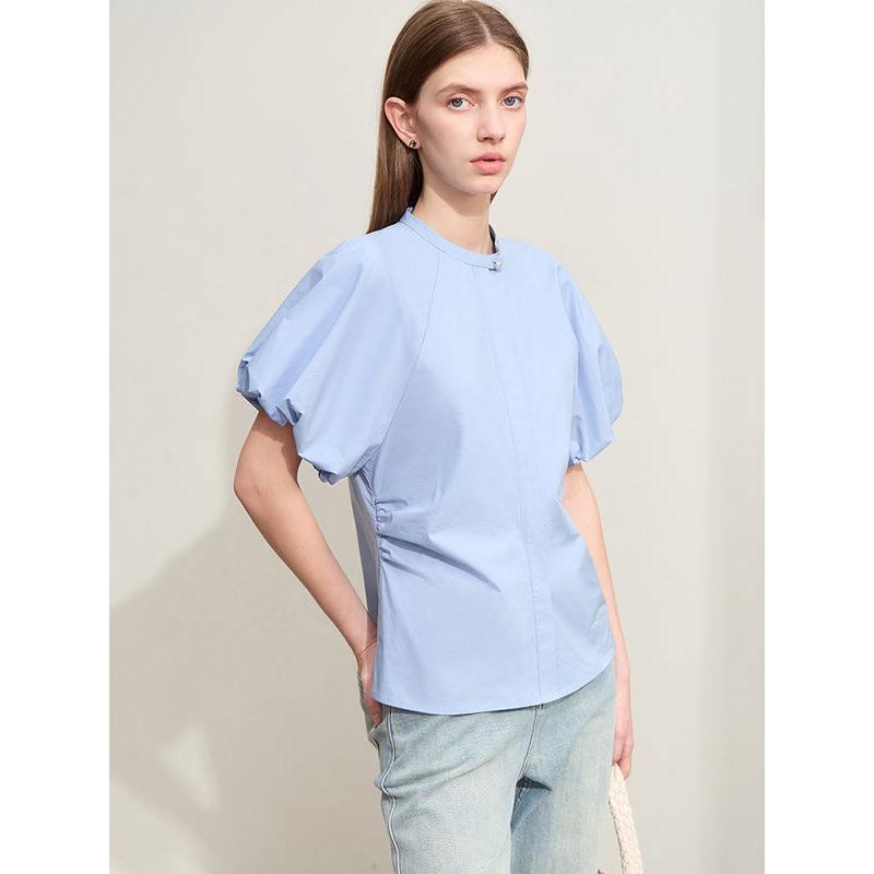 lantern sleeve blouse, view 5 - MRSLM