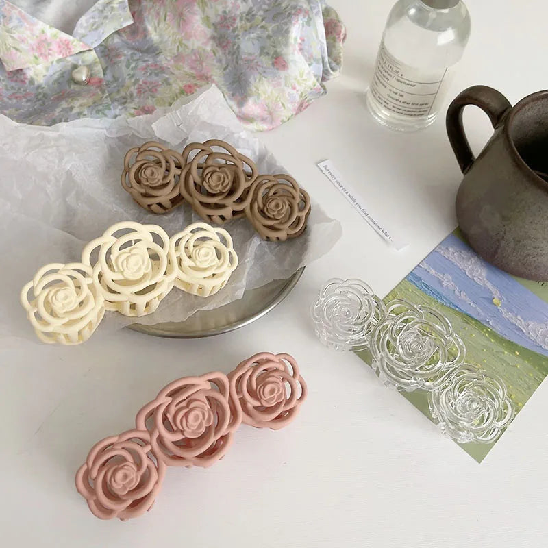 elegant rose hair claw, view 9 - MRSLM