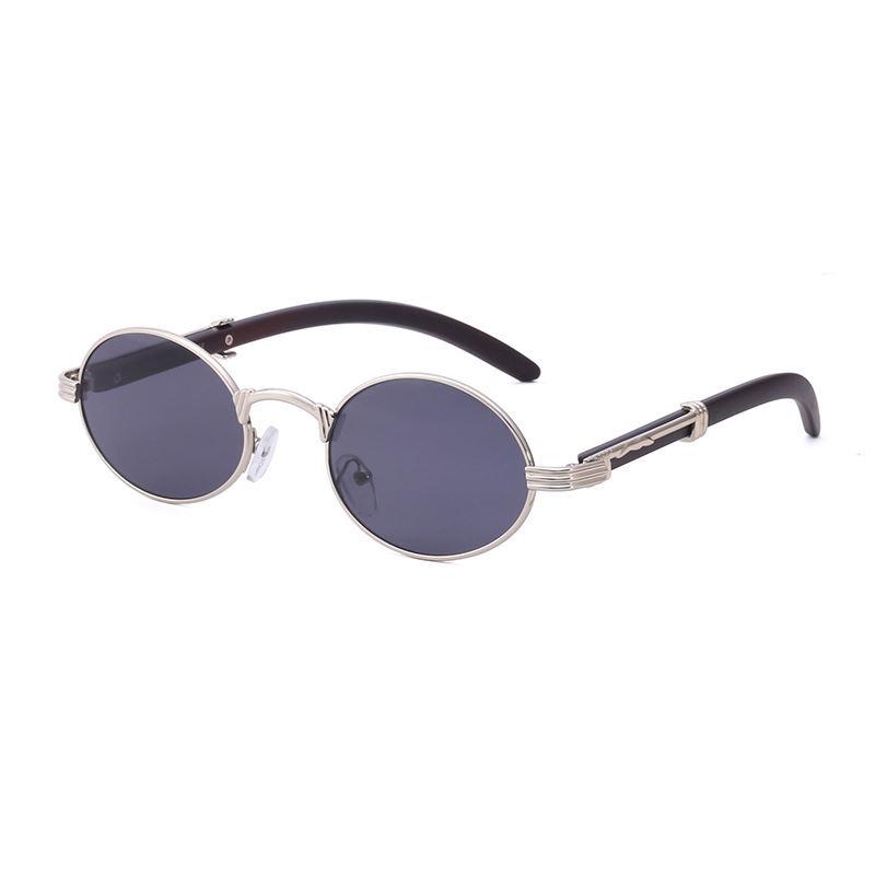 vintage oval sunglasses, view 5 - MRSLM