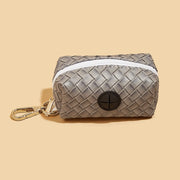 PU leather dog poop bag holder, view 5 - MRSLM