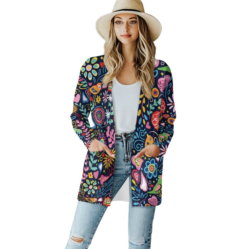 long sleeve cardigan jacket, view 5 - MRSLM