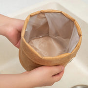 washable kraft paper flower pot, view 7 - MRSLM