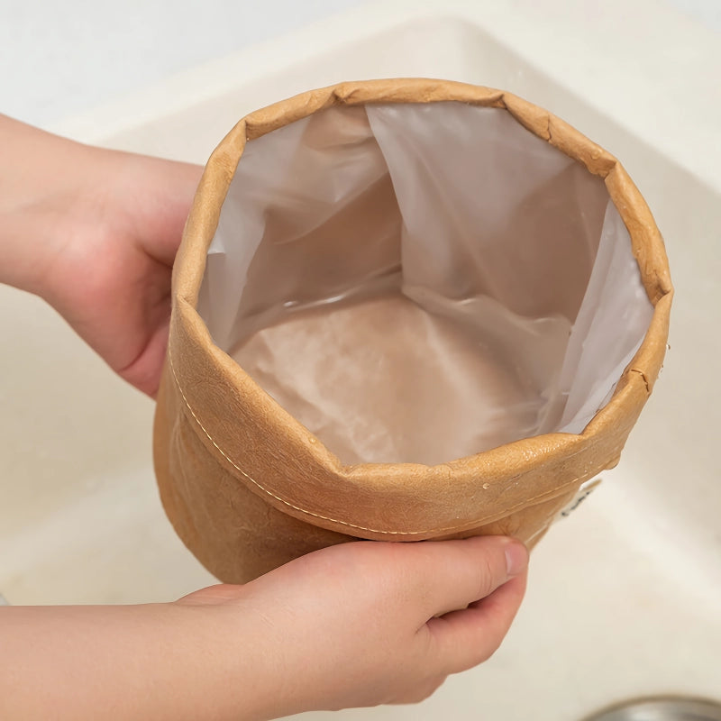 washable kraft paper flower pot, view 7 - MRSLM