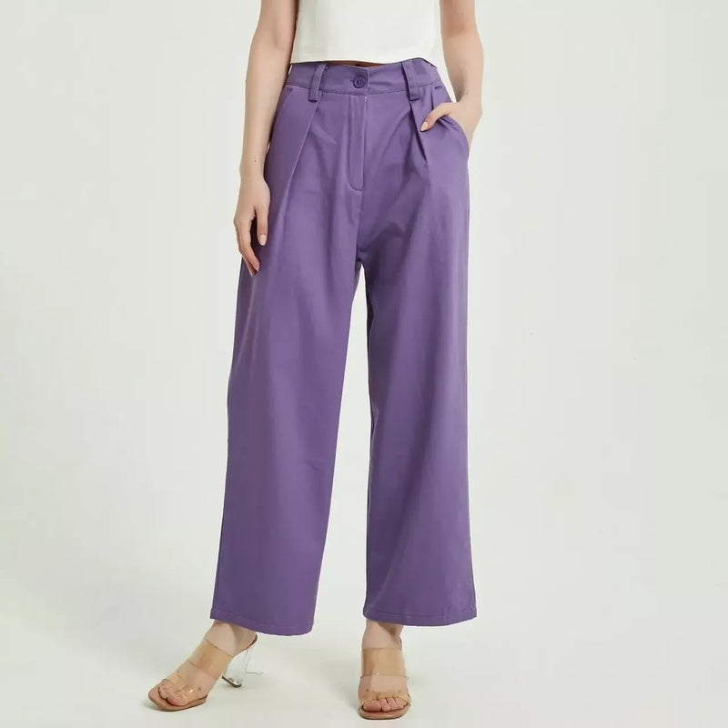 high-waist wide leg trousers - MRSLM