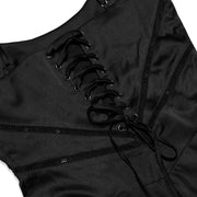 lace-up formal dress, view 20 - MRSLM