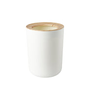 12L retro wood grain trash can, view 2 - MRSLM