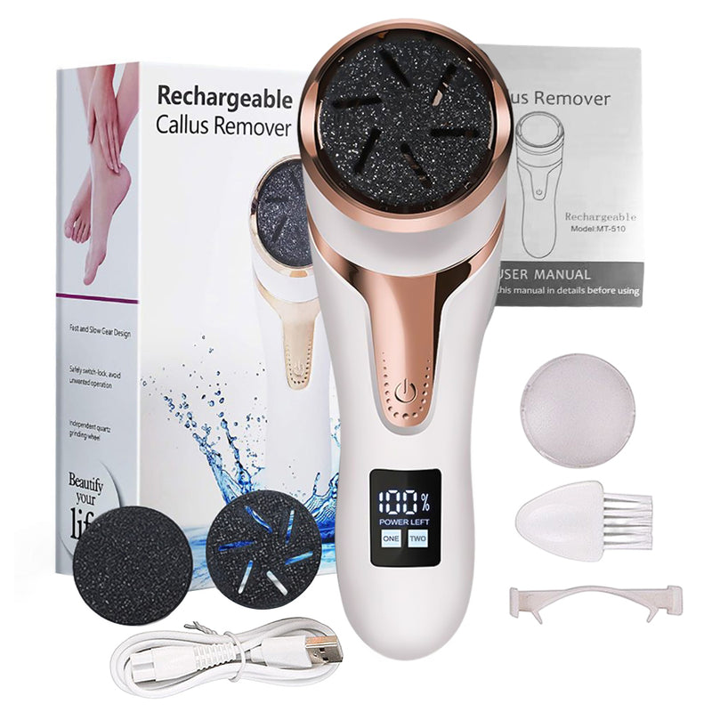 electric foot dead skin remover, view 3 - MRSLM