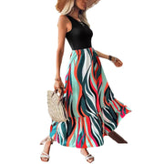 wave print dress, view 5 - MRSLM