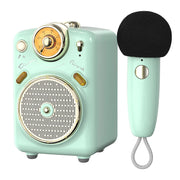 portable bluetooth karaoke speaker with microphone, view 2 - MRSLM