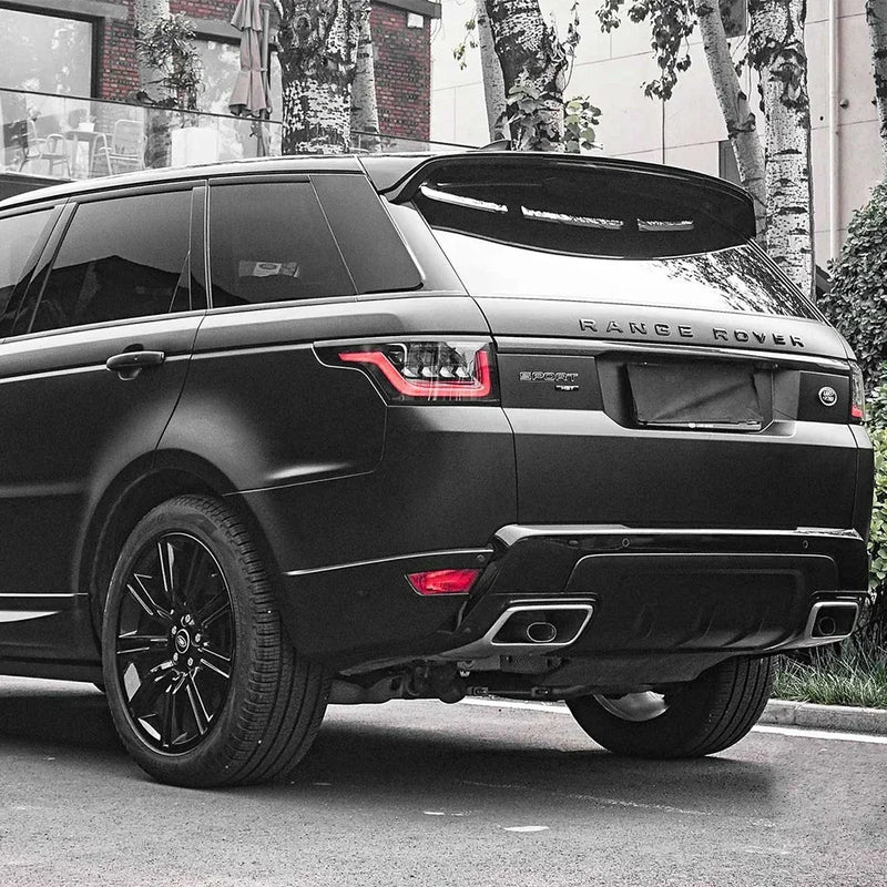 frosted black matte vinyl car wrap, view 5 - MRSLM