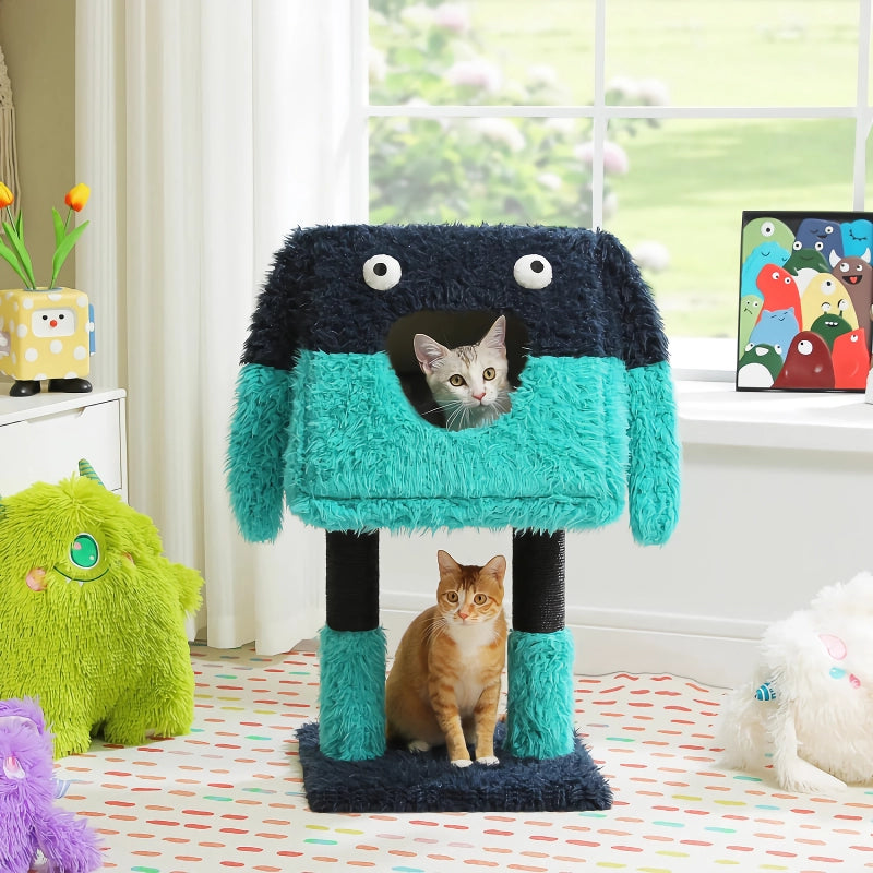 monster series cat tree tower, view 6 - MRSLM