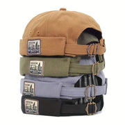 vintage brimless melon cap, view 6 - MRSLM