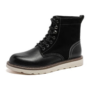 vintage leather military motorcycle boots, view 2 - MRSLM