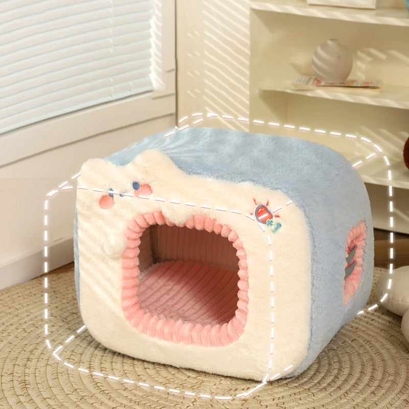 cozy winter pet house, view 11 - MRSLM