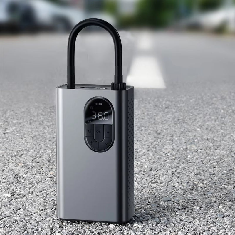 portable smart digital tire inflator, view 3 - MRSLM