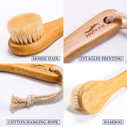 bamboo facial cleansing brush, view 4 - MRSLM