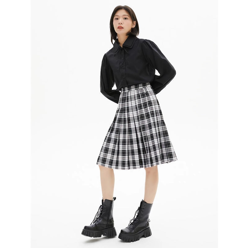 Bubble sleeve blouse for women, view 6 - MRSLM