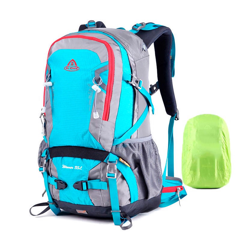 outdoor climbing backpack with raincover, view 11 - MRSLM