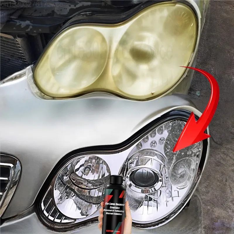 Car Headlight Restoration & Polishing Kit: Renew, Repair & Shine