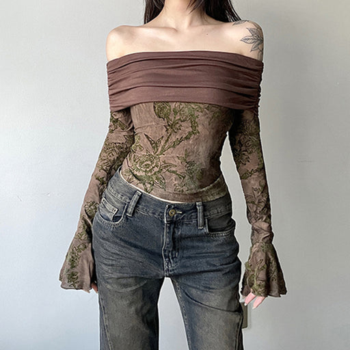 slim-fit off-shoulder top - MRSLM