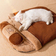 corduroy pet nest, view 6 - MRSLM