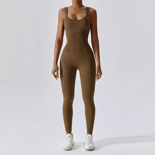 women's all-season yoga fitness bodysuit, view 15 - MRSLM