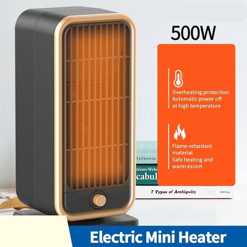 500W desktop heater, view 3 - MRSLM