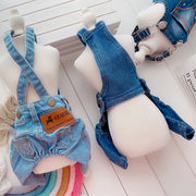 denim dog jacket, view 7 - MRSLM
