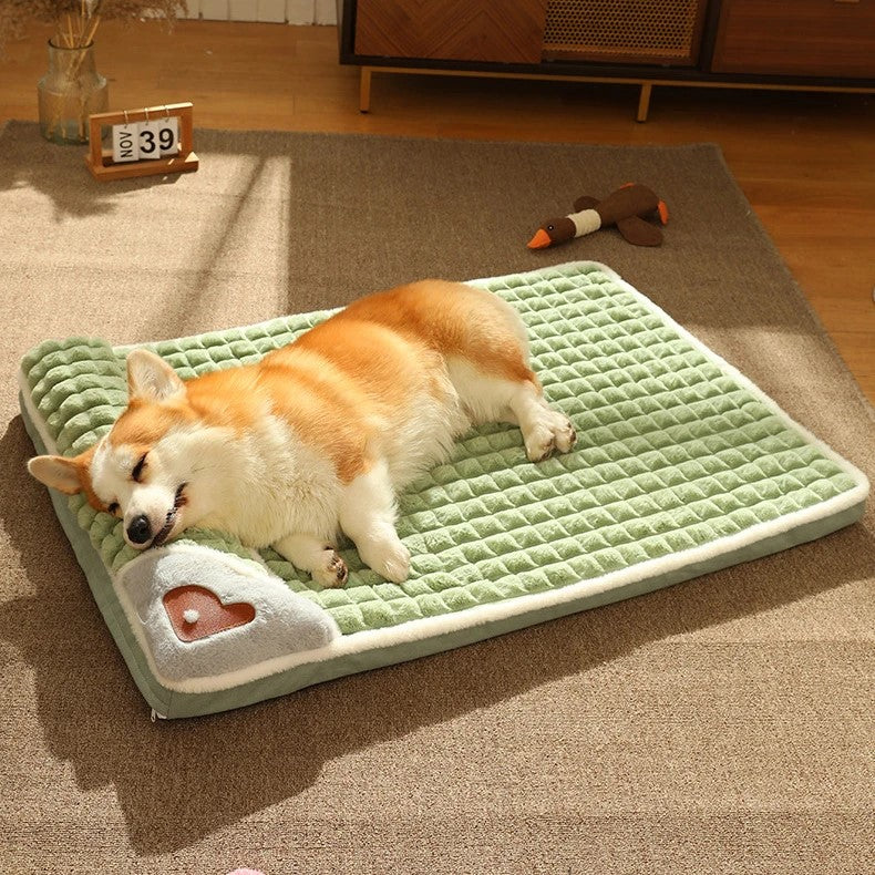 cozy plaid pet sofa bed - MRSLM