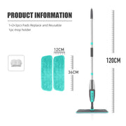 360 rotating microfiber floor mop, view 2 - MRSLM