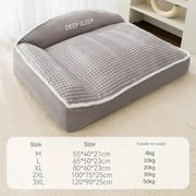 warm corduroy pet bed for dogs and cats, view 3 - MRSLM
