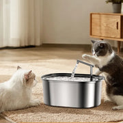 stainless steel pet water fountain, view 4 - MRSLM