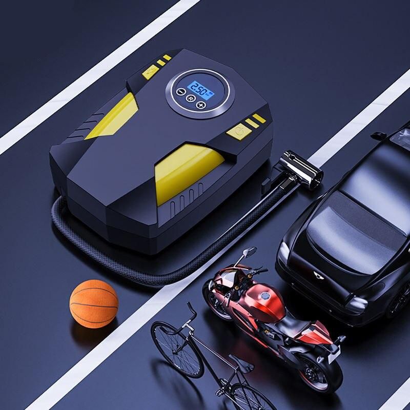12V portable digital car tire inflator, view 4 - MRSLM