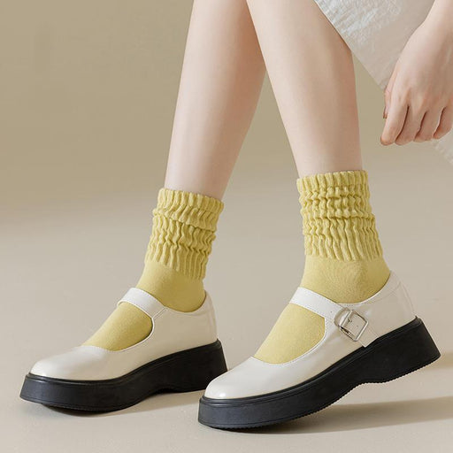 women's mid-tube cotton socks - MRSLM