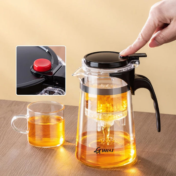 Glass Teapot With Infuser - Perfect for Brewing Your Favorite Tea