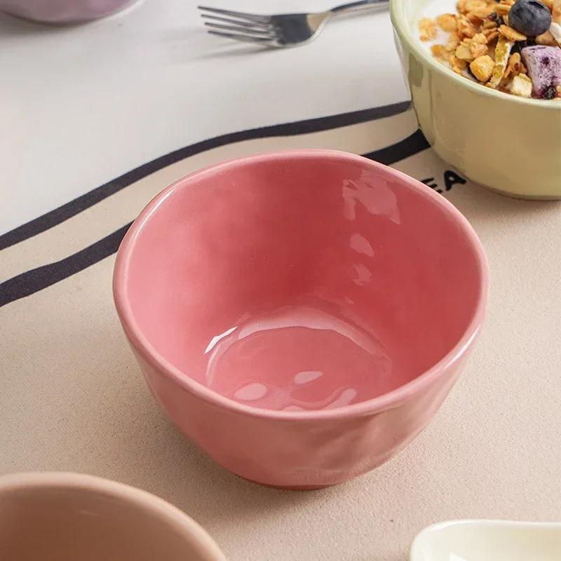 cream style ceramic rice bowl - MRSLM