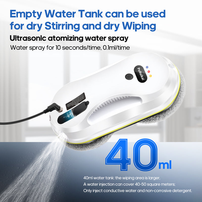 automatic window cleaning robot, view 4 - MRSLM