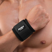 adjustable weightlifting wristband, view 2 - MRSLM