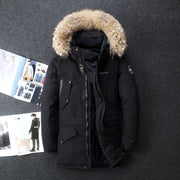 duck down fur collar jacket, view 6 - MRSLM