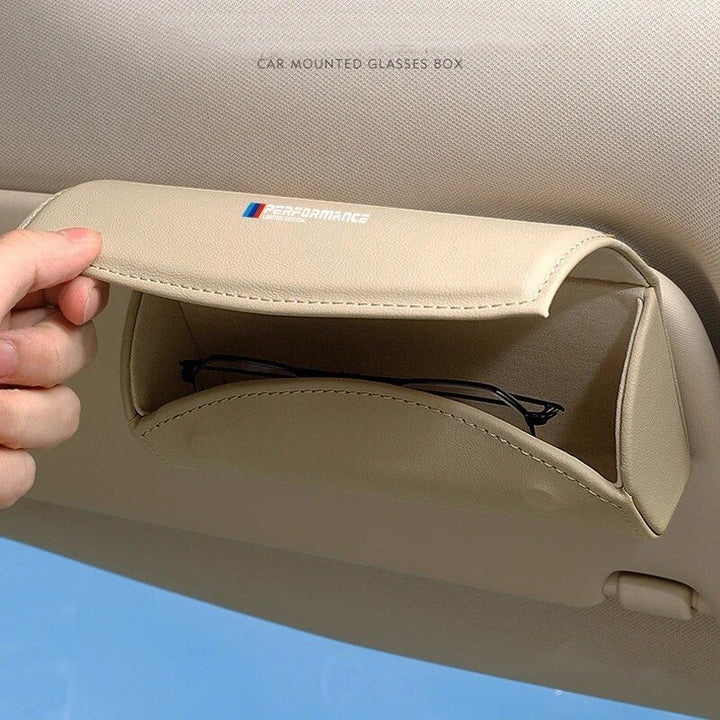 Luxury Car Sun Visor Sunglasses Holder