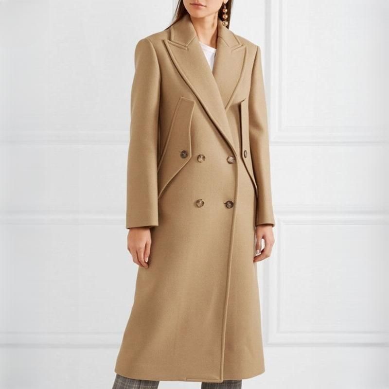 double-breasted trench coat for women - MRSLM
