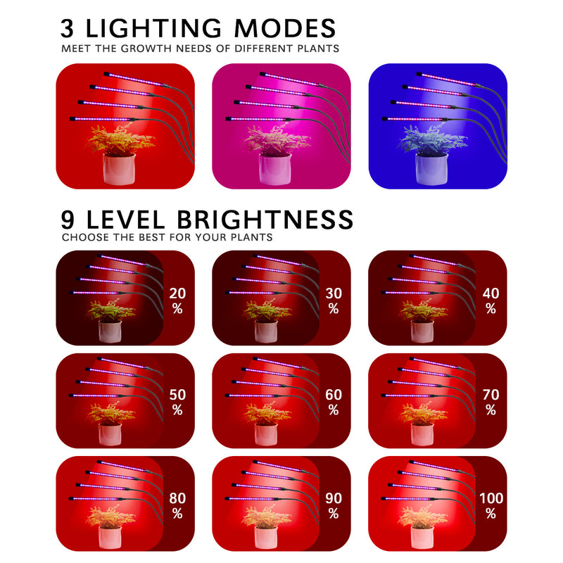 usb led indoor plant grow light, view 12 - MRSLM