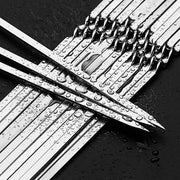 stainless steel BBQ skewers set, view 10 - MRSLM