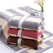striped cotton face and bath towel - MRSLM