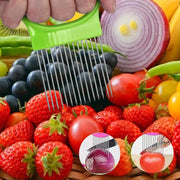 stainless steel hands-free vegetable slicer, view 6 - MRSLM