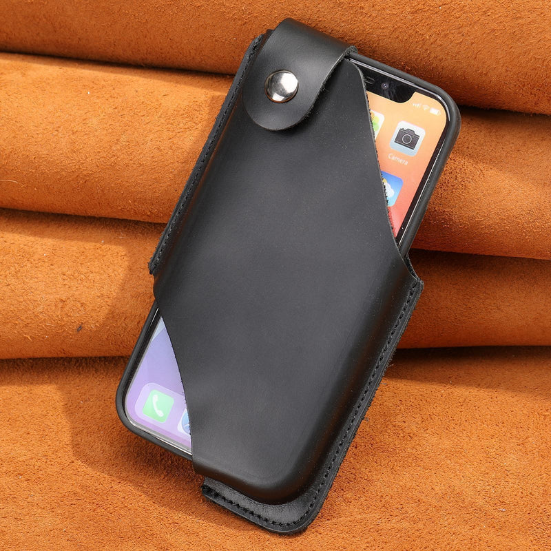 small cowhide crossbody phone bag, view 3 - MRSLM
