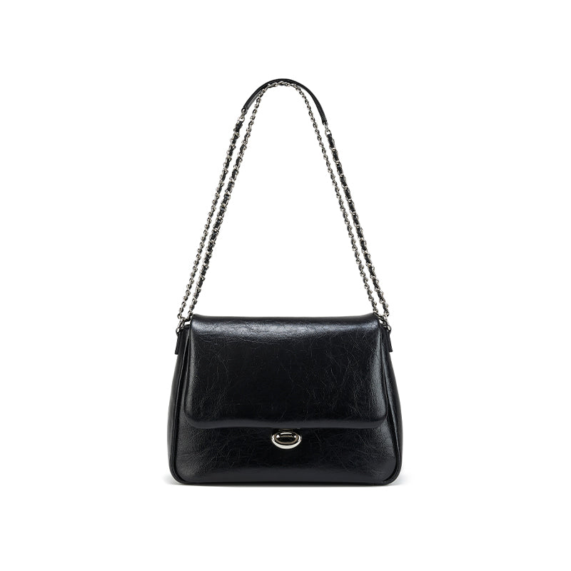 leather shoulder bag, view 2 - MRSLM