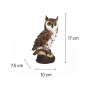 resin owl sculpture, view 8 - MRSLM