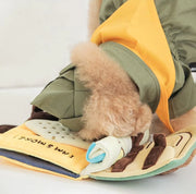 interactive dog squeak and sniff toy book, view 9 - MRSLM