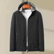 Men's hooded zipper coat, view 6 - MRSLM